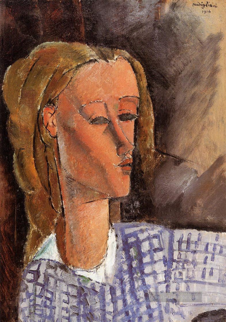 Porträt von Beatrice Hastings 1916 Amedeo Modigliani Ölgemälde